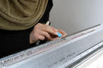 women working in palestine. Emnroidery photos